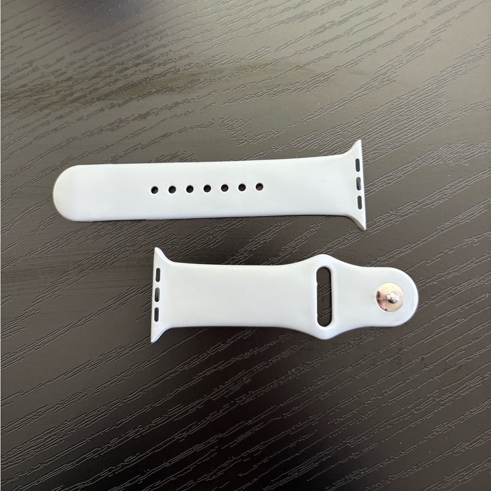Light Grey/Blue Apple Watch Band (38mm-42mm)